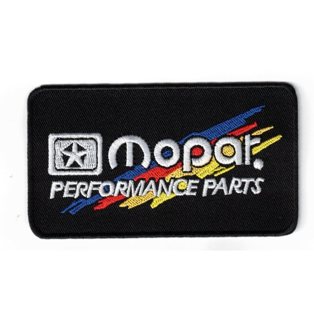 Mopar Performance Automotive Parts 3x4in Embroidered Sew / Iron-on Patch
